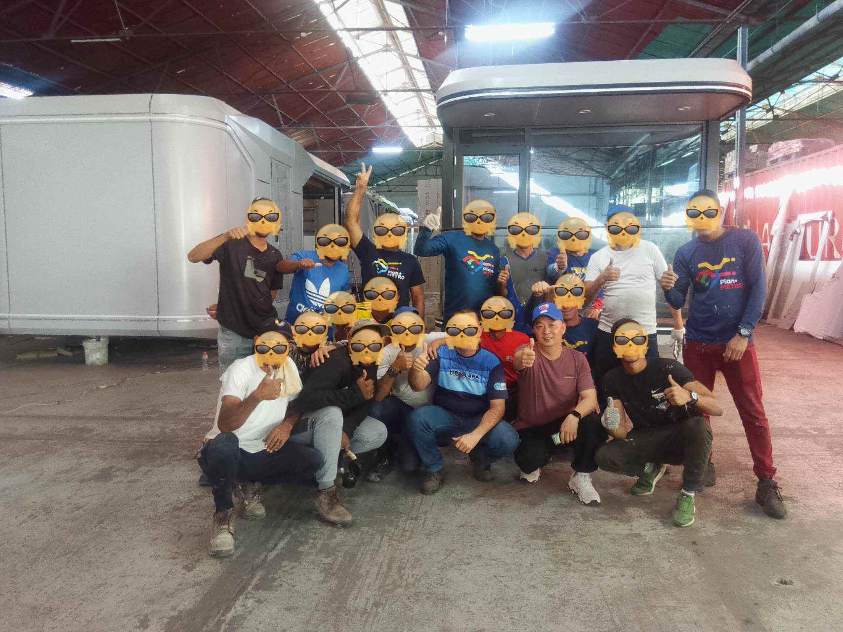 Our Expatriate Engineers Guide The Installation In South America